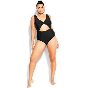 CCX | Women's Plus Size Lulu 1 Piece - black - 16W new